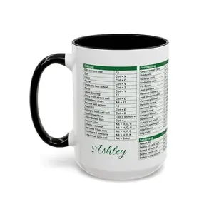 Excel Shortcuts, Mug for Coworker or Boss, Keyboard Shortcuts, Mug for Accountant, Office Coworker Gift