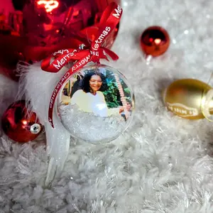 Personalized Memory Ornaments for Remembrance of Loved Ones - Keepsake Ornament Christmas Photo Decor