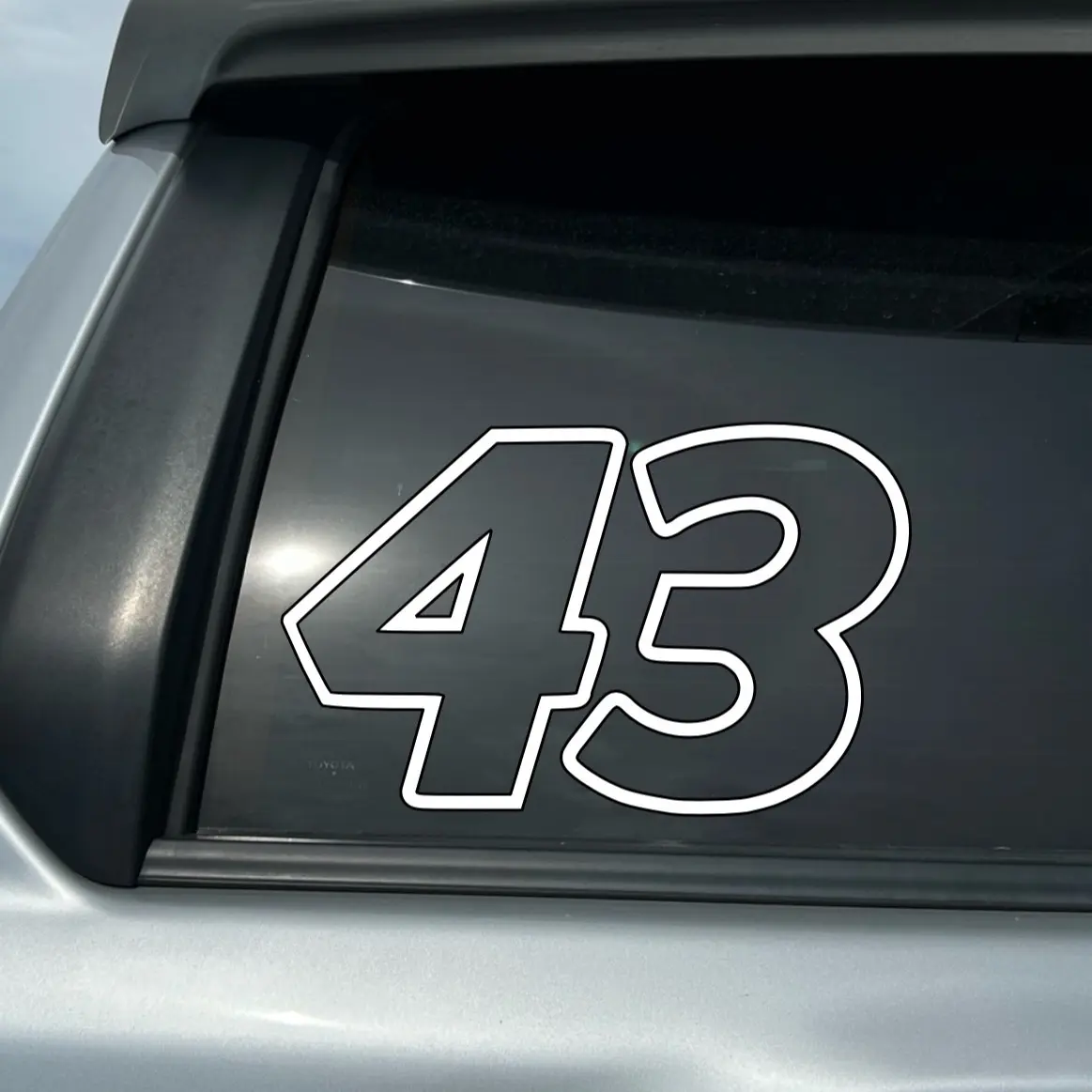 NASCAR Richard Petty Number 43 DECAL FOR TRUCKS CARS AND MORE