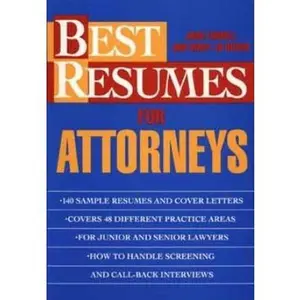 USED-Best Resumes for Attorneys by Joan Fondell (Paperback)