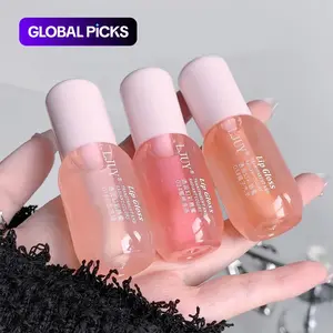 3 Counts/4counts Lip Oil Moisturizing Glossy Transparent Lip Honey Fades Fine Lines Affordable Unisex Lip Balm for Students