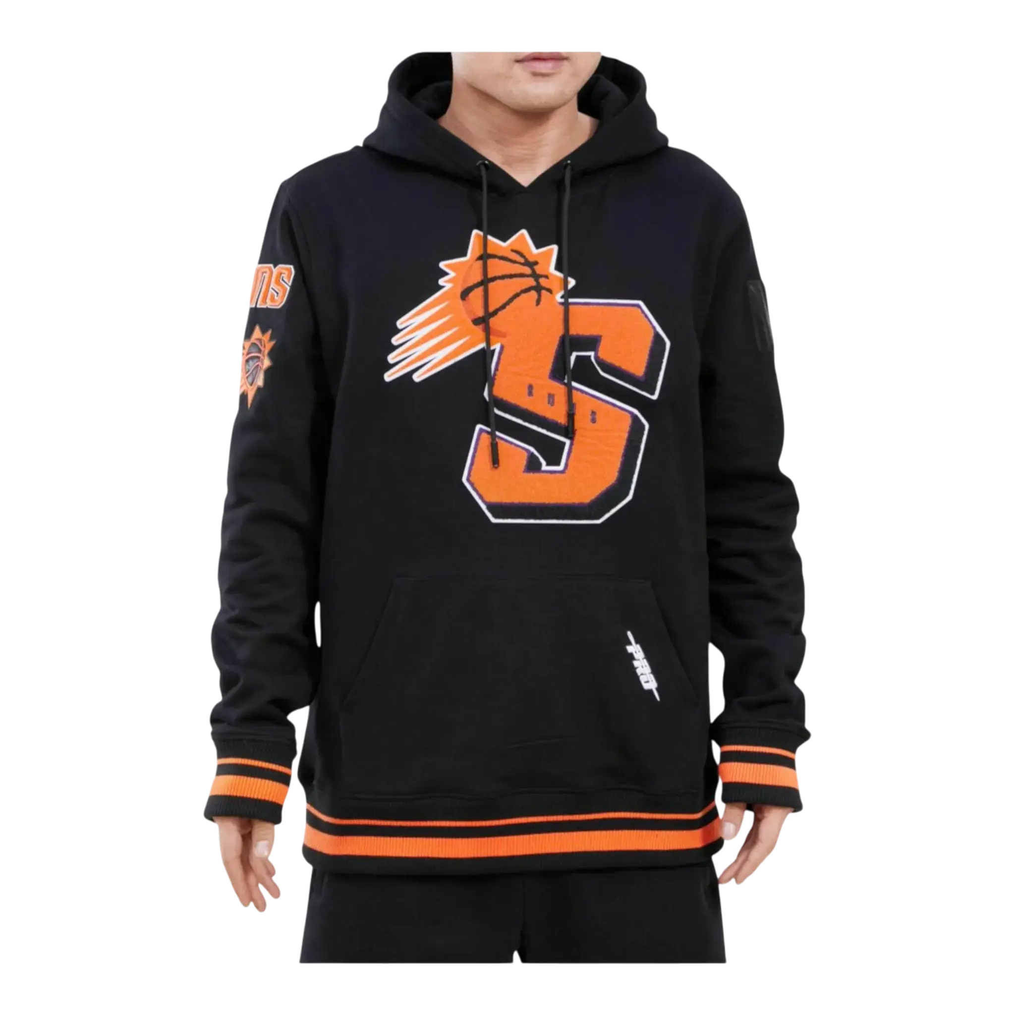 Pro Standard NBA Phoenix Suns Mash Up Logo P/O Hoodie in Black | Men's