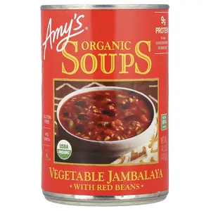 Amy's Organic Soups, Vegetable Jambalaya with Red Beans, 14.2 oz (403 g)