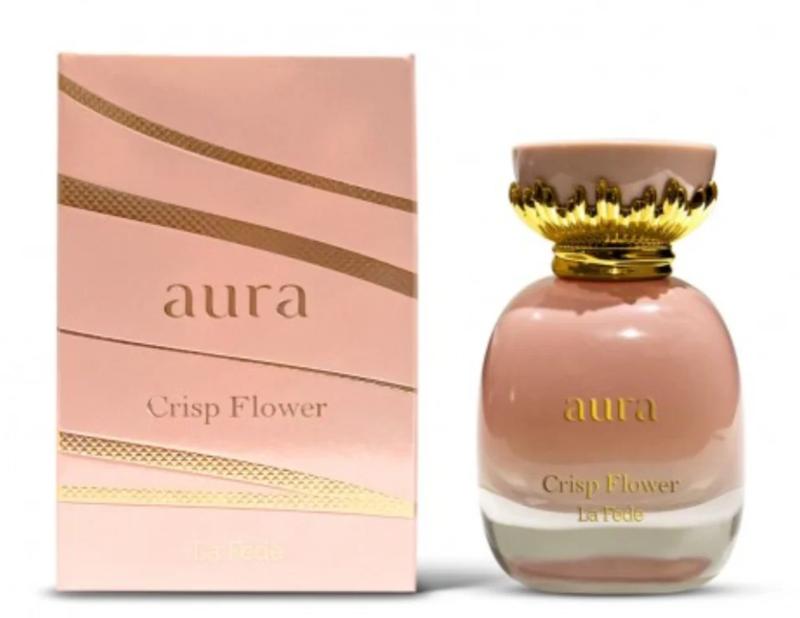 KHADLAJ PERFUMES Aura La Fede Crisp Flower Perfume - Refreshing Floral-Fruity Women's Fragrance with Pear Bergamot & Peach Notes