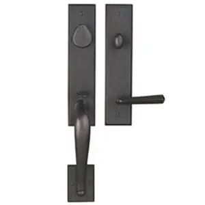 Rockwell  San Jose Handle Set with Radius Corner Genevive Lever, Oil Rubbed Bronze