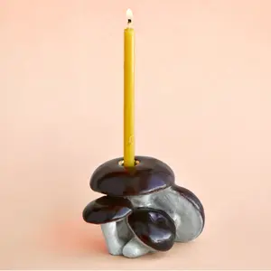 Mahogany Mushroom Cluster Cake Topper WotMC