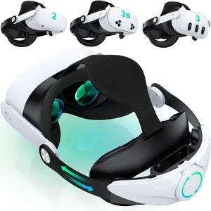 ESYWEN VR enhanced headband suitable for Quest 2/Quest 3/3S VR host headband adjustment does not press the face comfortable elite VR headband accessories