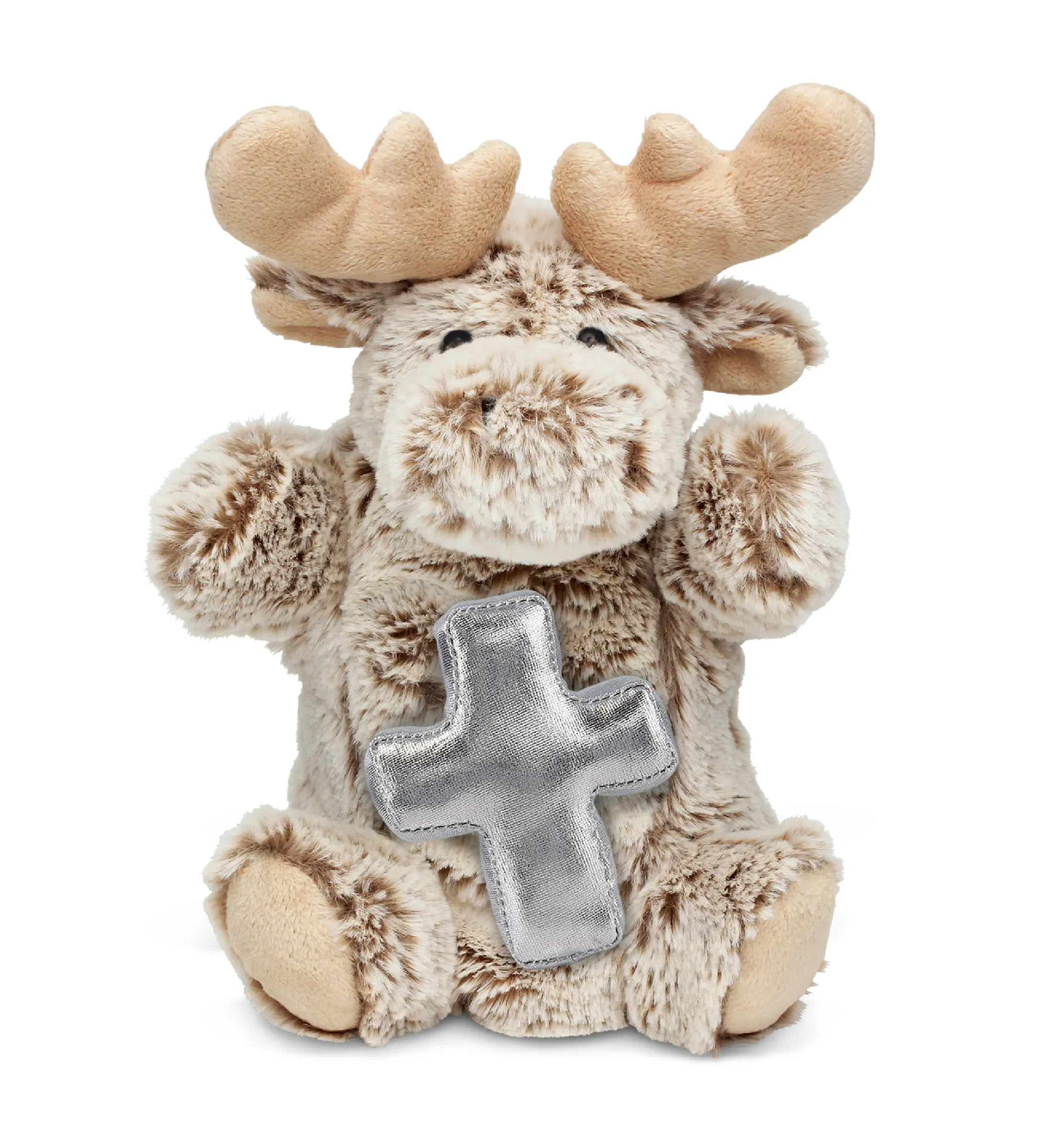 PLUSH CROSS - SUPER SOFT PLUSH HAND PUPPET - MOOSE