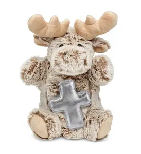 PLUSH CROSS - SUPER SOFT PLUSH HAND PUPPET - MOOSE