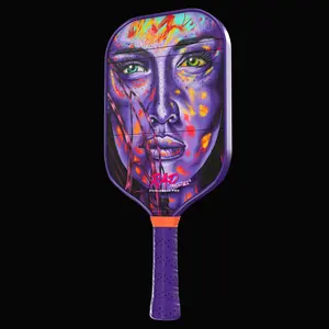 RAD Pickleball Paddle Madsteez Face Pro - USA Pickleball Approved, Lightweight Honeycomb Core & Carbon Fiber Reinforced - Perfect for All Skill Levels