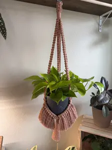 Brushed Flair Macrame Plant Hanger