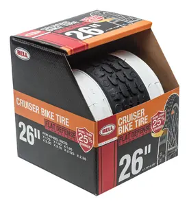 Bell Sports 7014615 26 in. Glide Cruiser Whitewall Bike Tire