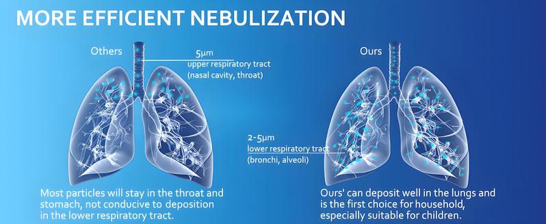 Mayluck Mesh Nebulizer, Portable Nebulizer with Intuitive LED Interface and Auto-Cleaning, Handheld Nebulizer for Adults Kids
