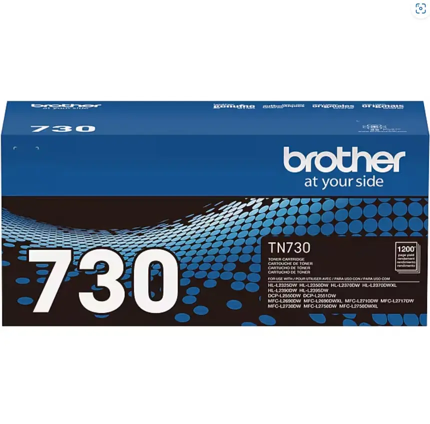 Brother TN-630 Black Standard Yield Toner Cartridge, Print Up to 1,200 Pages