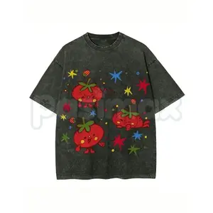 [ Sale Up To 40%] Comfort Colors Cute Tomato Party Print T-Shirt – Retro Garden Vegetable Graphic Tee