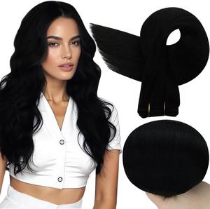 Full Shine Sew In Weft Hair Extensions Remy Human Straight Hair For Women 100-105G #DealsForYouDays