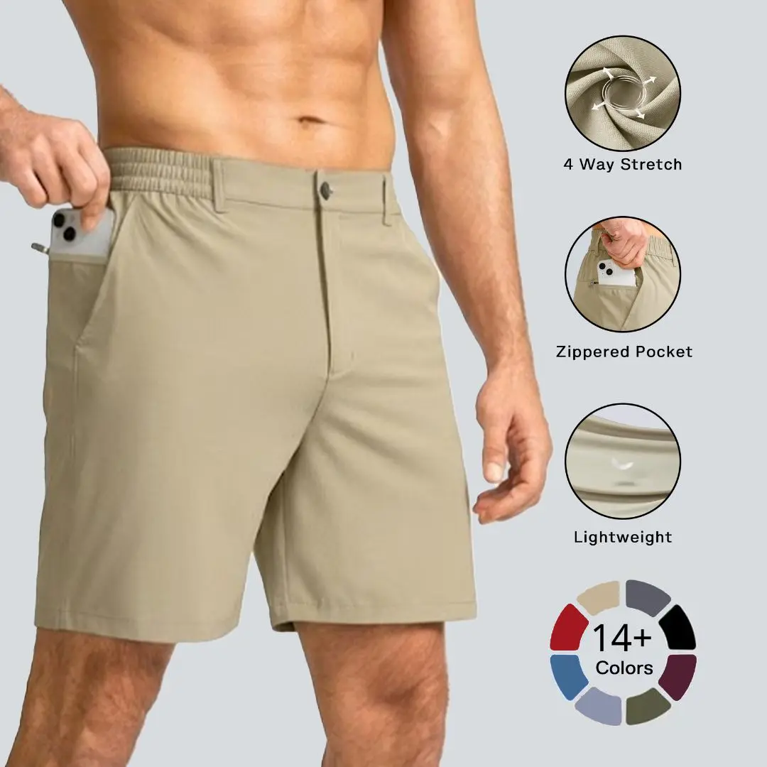 G Gradual Men's Casual Shorts 5"/7"/9" Stretch Lightweight Golf Shorts With 3 Pockets Quick Dry Breathable Athleticshorts Workout Shorts Daily Wear SummerVibes #TikTokShopStockUp