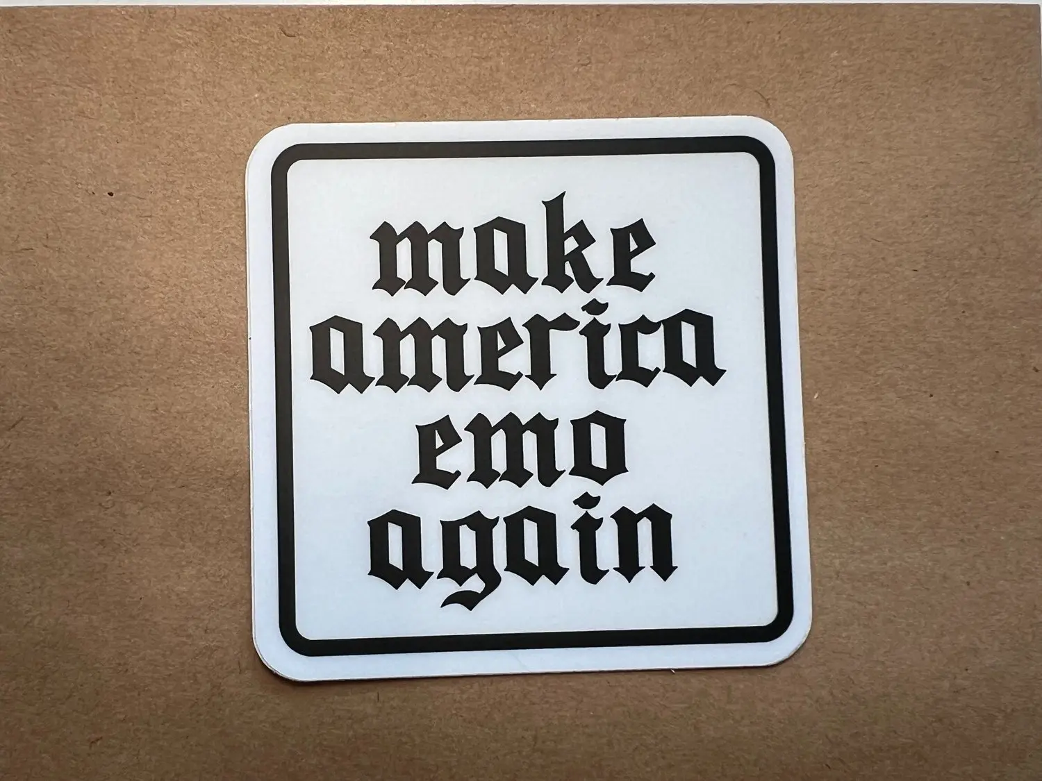 Make America Emo Again Sticker