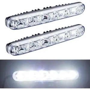 2PCS 6 LED High Power Daytime Running Lights Universal Car Fog Driving Lamps