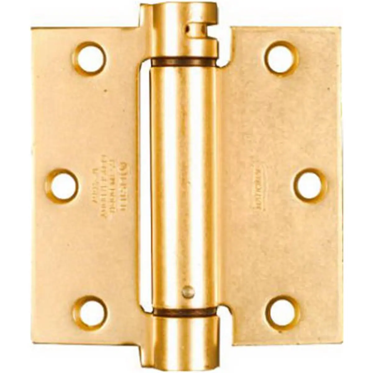 Stanley N184-556 3.5 in. Dull Brass Finish Mortise Spring Hinge