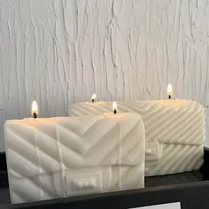 Fashion handbag wallet shoulder bag candle silicone mold, mold can be used to make candles, resin, plaster, soap, handicrafts, home decoration fashion trend ornaments