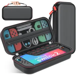 for Switch 2 Case Compatible with Nintendo Switch 2 (2025) and Switch/Switch OLED, Switch Travel Carrying Case Hard Shell Protective for Nintendo Switch 2 Accessories and Switch 2 Games