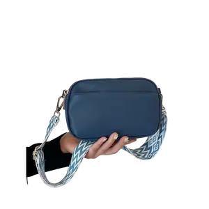 Women's Crossbody Bag Back To School Edition Minimalist Plain Color Zipper Bag with Adjustable Strap Natural Leather Fabric High-quality Daily Commuting Bag for Girls crossbody bags for women shoulder bag cartera crossbody