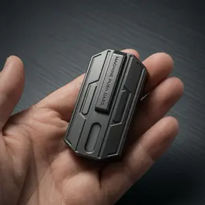 Machine push card.  Magnetic Slider Push Card Fidget Snack Toy for Everyday Carry