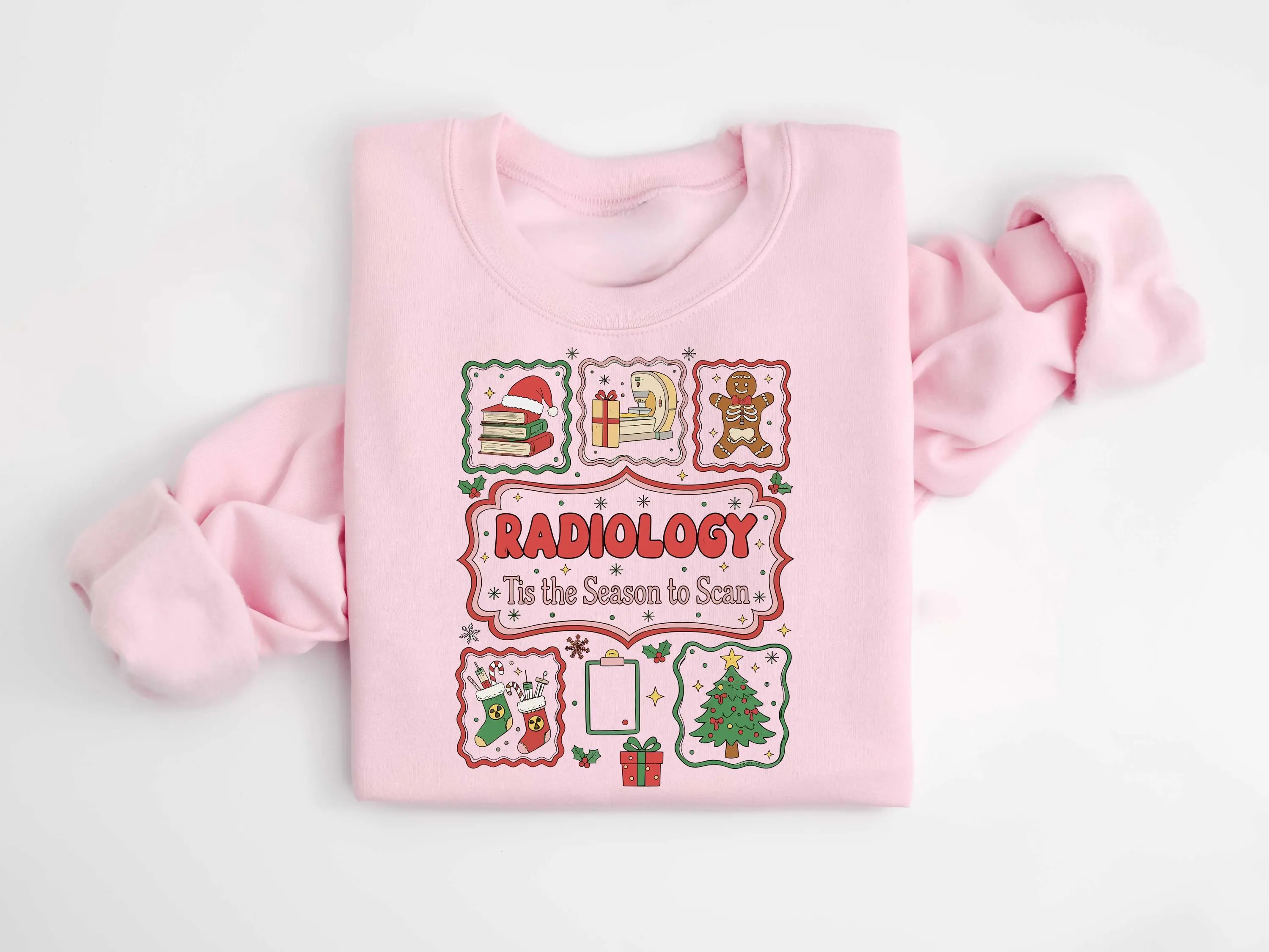 Tis The Season To Radiate Joy Sweatshirt, Radiology Christmas, Rad Tech Christmas, Radiology Tech Holiday, CT MRI Tech