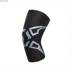 Compression Knee Sleeve for Men Women, Breathable Lightweight Elastic Knee Support, Thin Knit Sports Knee Brace for Basketball, Running, Cycling, Football, Workout, Daily Use