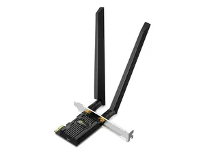 TP-Link Archer TXE72E AXE5400 Wi-Fi 6E Bluetooth 5.3 PCIe Adapter IEEE 802.11a/b/g/n/ac/ax PCI Express AXE5400 / Up to 5.4Gbps Wireless Data Rates