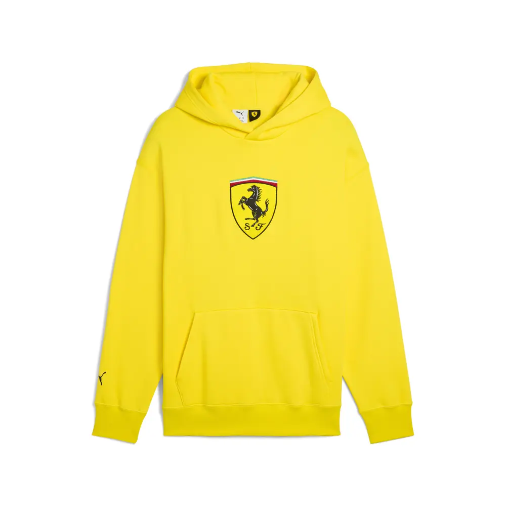 PUMA Mens Scuderia Ferrari Race Shield Hoodie Casual Outerwear Casual - Yellow PUMA Mens Scuderia Ferrari Race Shield Hoodie Casual Outerwear Casual - Yellow