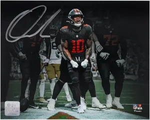 Quinshon Judkins Cleveland Browns Autographed "8 x 10" Touchdown Celebration Spotlight Photograph - Fanatics Authentic Certified