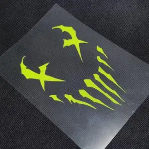 Motorcycle Decals Reflective Car Sticker Devil Pattern Stickers