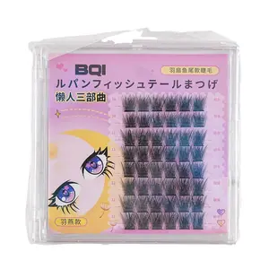BQI False Lash Clusters Eyelashes Feather 48pcs
