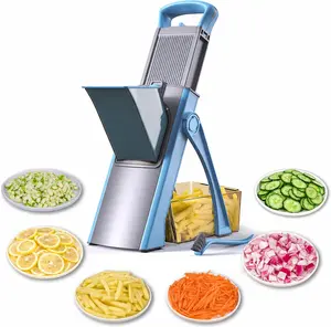 Multifunction Vegetable Cutter & Mandoline Slicer 12-in-1 | Adjustable Kitchen Food Chopper for Potato, Cucumber, Carrot, Onion & Fruits
