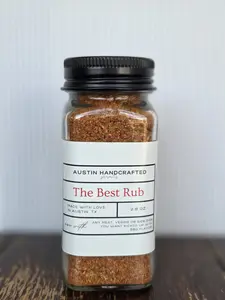 Austin Handcrafted The Best Rub - Paprika Garlic Onion Cumin Spices Blend for Grilling Roasting Everyday Cooking 2.8 oz