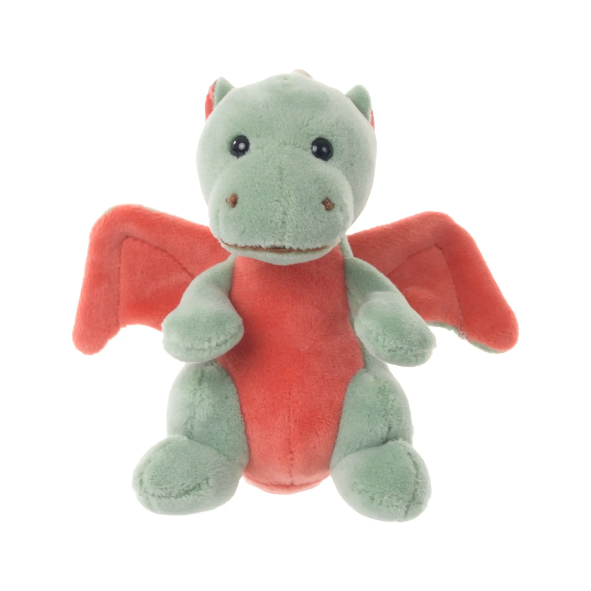 Bukowski Bears Drago 4 Inch Soft Plush Emerald Dragon Keychain for Bags Backpacks and Keys