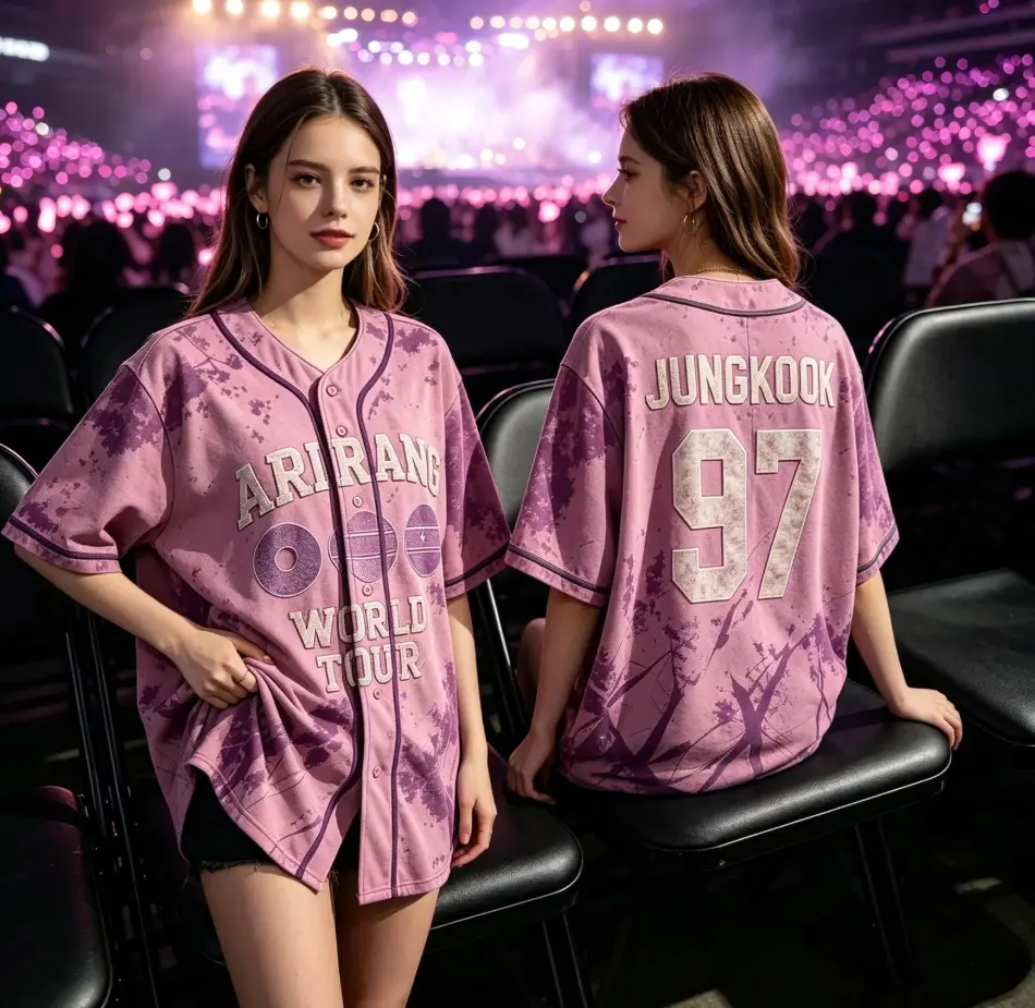 Personalized Arirang Jersey – Custom Name Number 07 Korean Pop Music Baseball Shirt