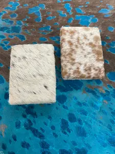 Compact cowhide mirror