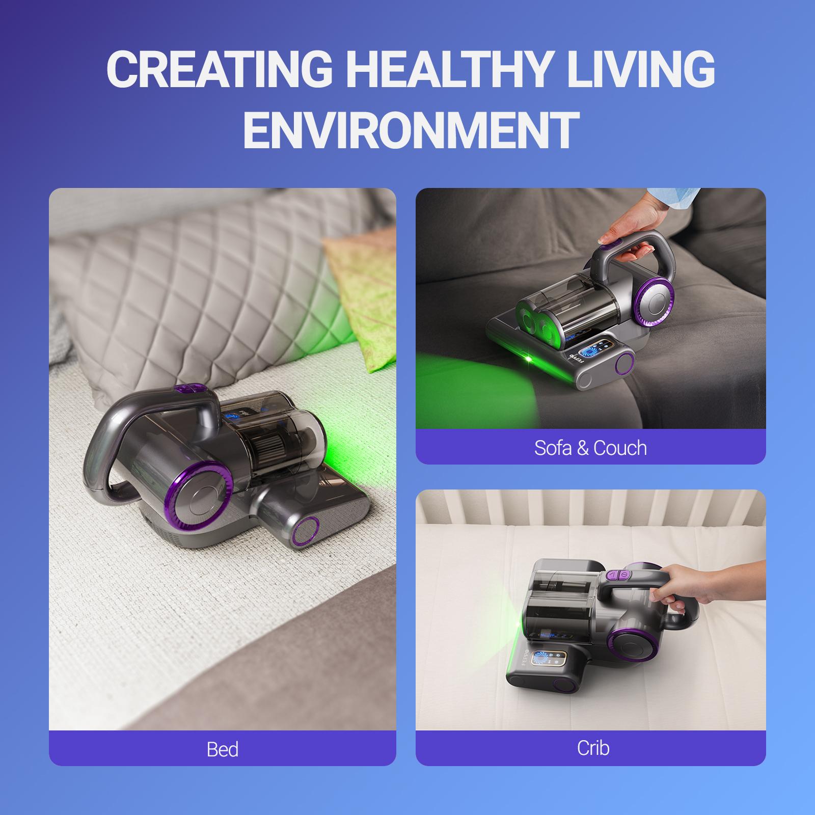 FEPPO Mattress Vacuum Cleaner - 120V Built-In Filter Cleaning Machine with UV-C Light, Powerful Suction for Dust Mite Removal on Beds, Sofas | Household Items, Room Gadgets, Upholstery,back to school,back to school haul FEPPO Mattress Vacuum Cleaner - 120V Built-In Filter Cleaning Machine with UV-C Light, Powerful Suction for Dust Mite Removal on Beds, Sofas | Household Items, Room Gadgets, Upholstery,back to school,back to school haul