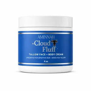 Cloud Fluff Beef Tallow Face and Body Cream , beef tallow cream