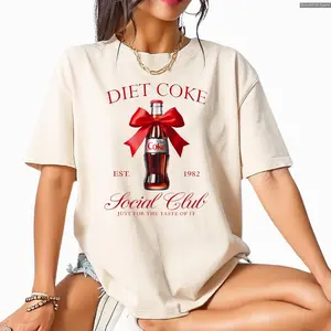 Diet Coke Social Club T-Shirt, #CocaCola Shirt, Diet Coke Lover shirt, #CocaCola Coquette Shirt, Diet Coke Fans tee Anime Inspired Tee