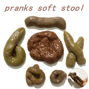 Realistic Shit Safe And Soft Plastic Fake Poop Funny Tricky Toys Pranks Gag Joke Games Party Gift Antistress Gadget Squish Toy