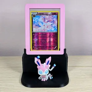 Sylveon Pokemon Card Display for PSA/ Mag (One-Touch) Case/Toploader