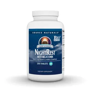 Sleep Science NightRest - with GABA, Melatonin & Chamomile - Tablet by SourceNaturals