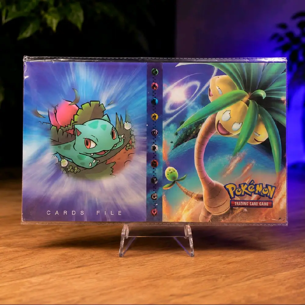 Pokémon Card Binder – Bulbasaur & Alolan Exeggutor | 240-Card Capacity | BRAND NEW