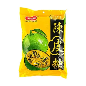 LINZHENHE 500g Chenpi Candy - Traditional Chinese Dried Tangerine Peel Sweets, Sweet & Sour Flavor, Natural Ingredients, Perfect for Snacking & Gifts