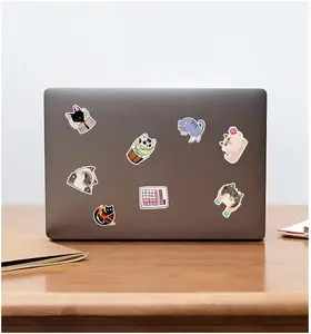 Cute Cat Stickers for Kids Water Bottles 50 PCS Vinyl Waterproof Stickers for Kids Adults Teens Skateboards Laptops Scrapbooks Luggage & Guitar Anime Design
