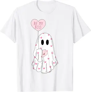 Be My Boo Ghost Funny Valentines Day T-Shirt - Tomasleza Shop 87B0CRLBVJSZ